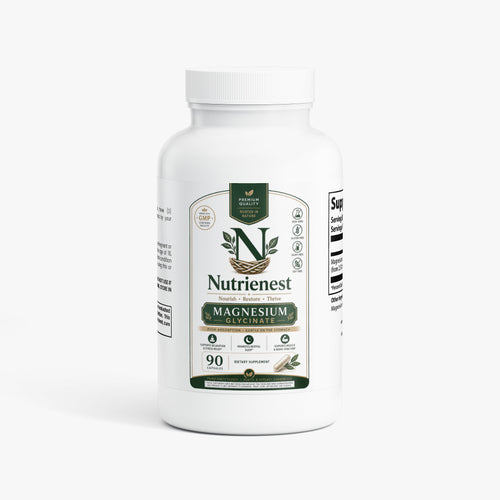Nutrienest Magnesium Glycinate Complex | Restful Sleep & Nervous System Support Nutrienest
