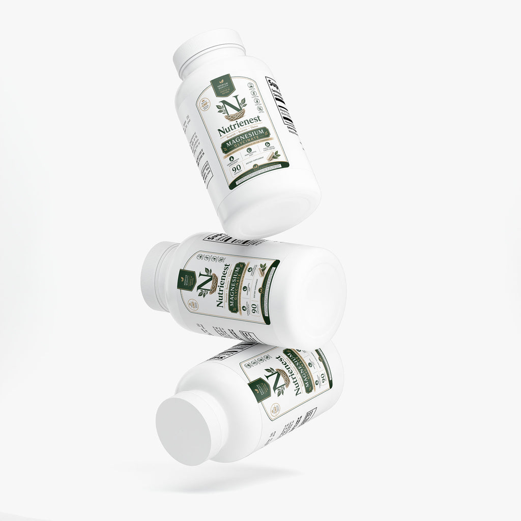 Nutrienest Magnesium Glycinate Complex | Restful Sleep & Nervous System Support Nutrienest