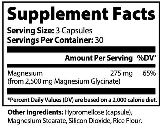 Nutrienest Magnesium Glycinate Complex | Restful Sleep & Nervous System Support Nutrienest